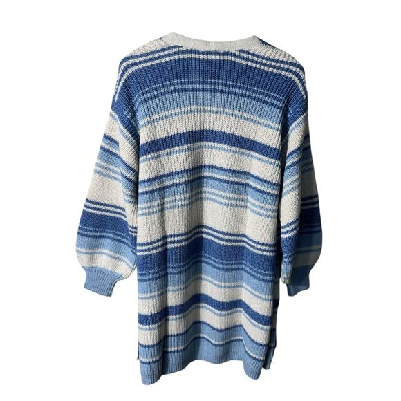 NEW Lane Bryant Open-Front Cardigan - Stripe Size 14/16 - Picture 7 of 11